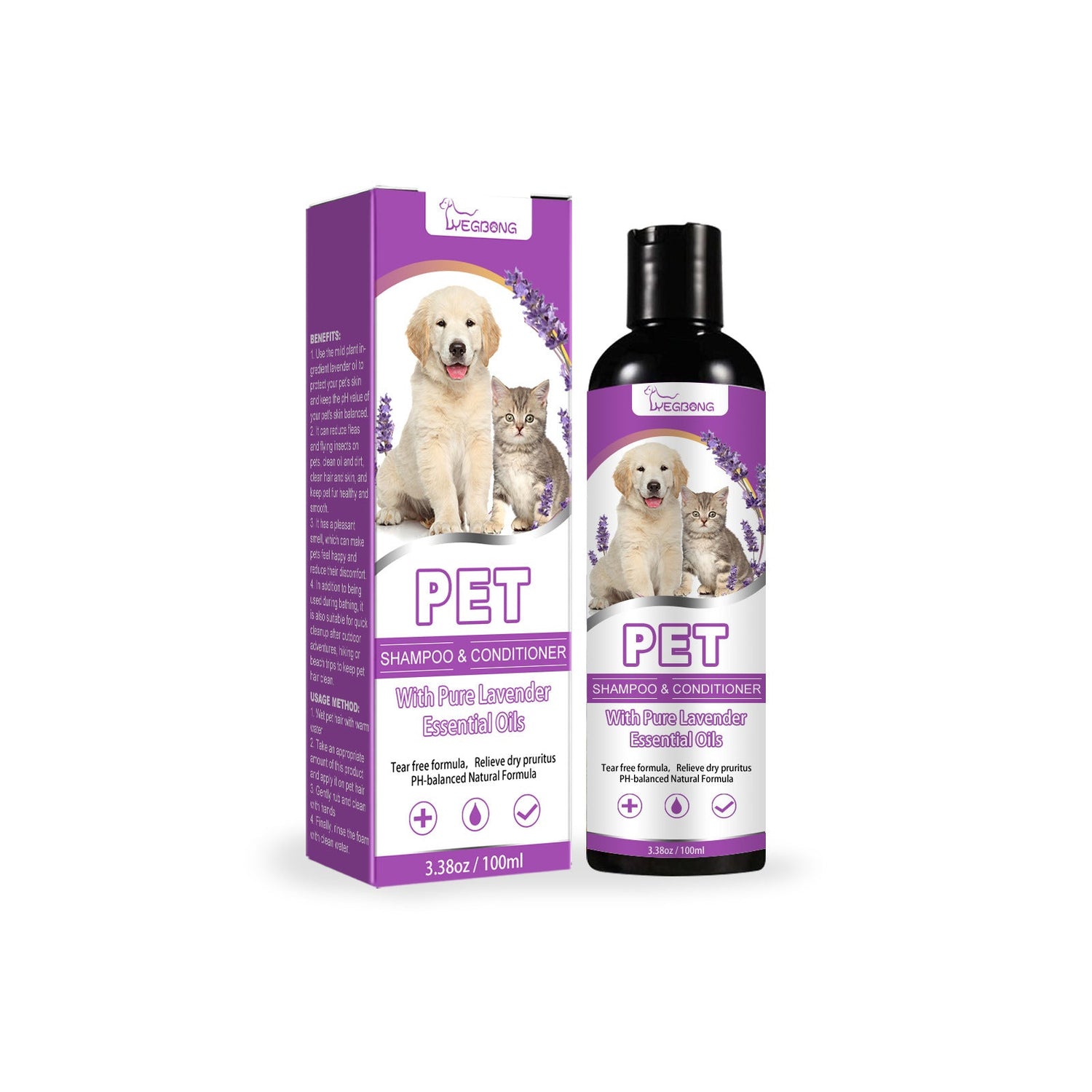 Gentle formula reduces dryness and itching, leaving your pet’s coat silky and tangle-free