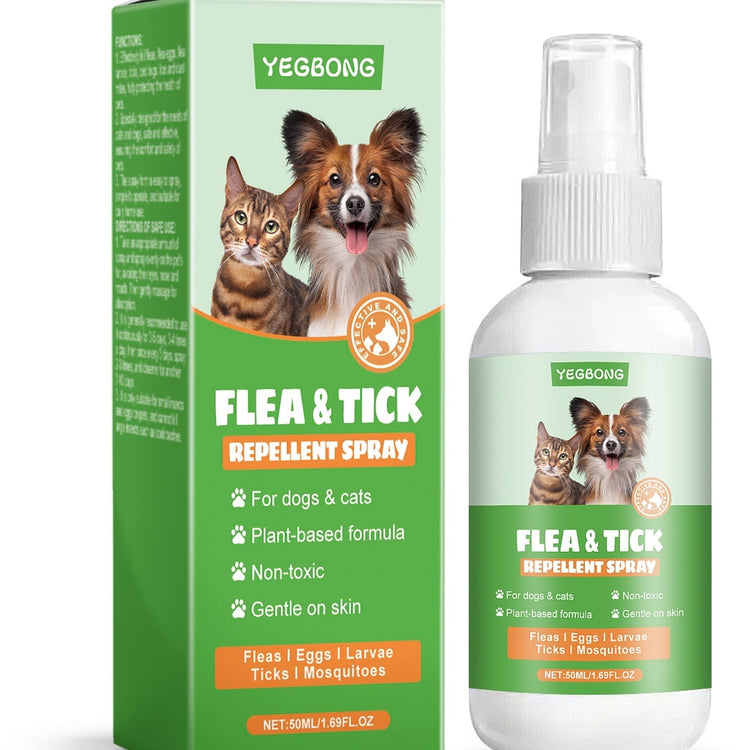 Protects pets from fleas and ticks with gentle, long-lasting formula