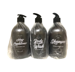 Elegant refillable bottle for organizing pet shampoo or bath gel in style