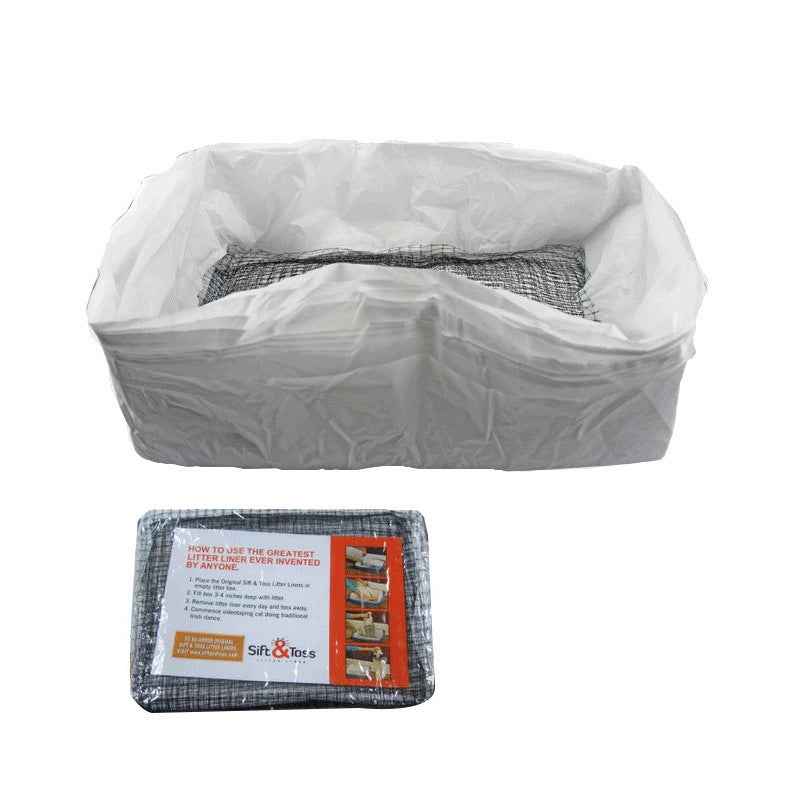 Plastic Cat Litter Bag Litter Filter Black Garbage Bags Pet Products