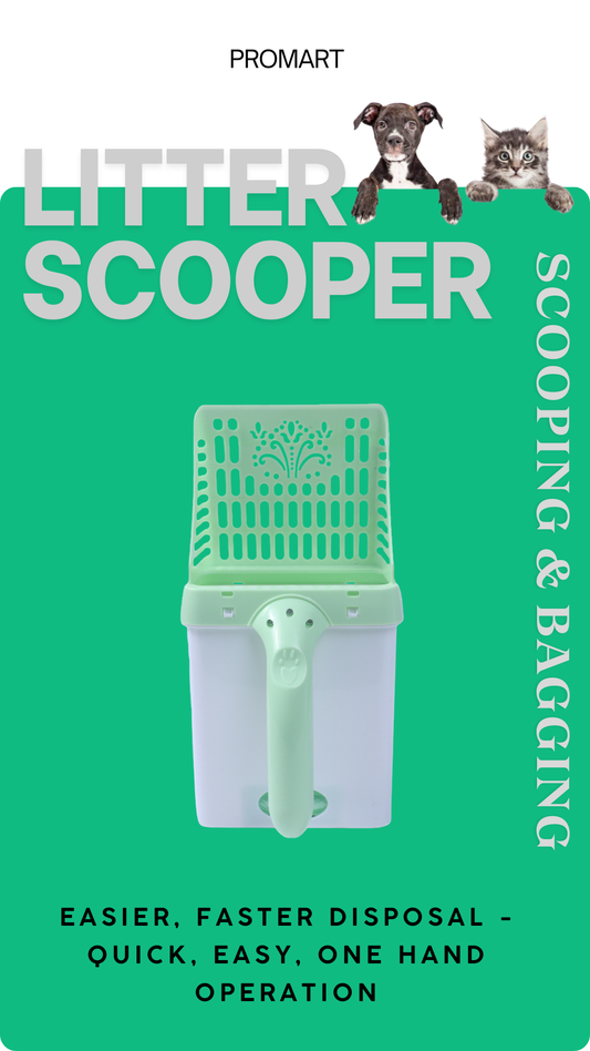 Neater Litter Genie Scooper Cat Litter Sifter Scoop System Kitty Litter Scooper with Extra Waste Bags by Neater Litter Scooper