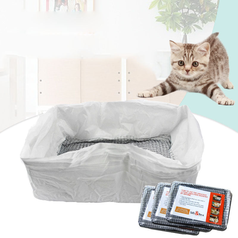 Plastic Cat Litter Bag Litter Filter Black Garbage Bags Pet Products