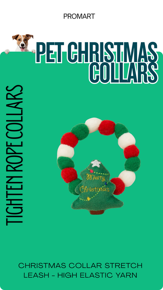 Pets Christmas Collar Decoration Stretch Ornament Pet Products