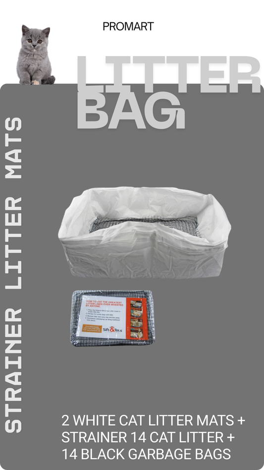 Plastic Cat Litter Bag Litter Filter Black Garbage Bags Pet Products