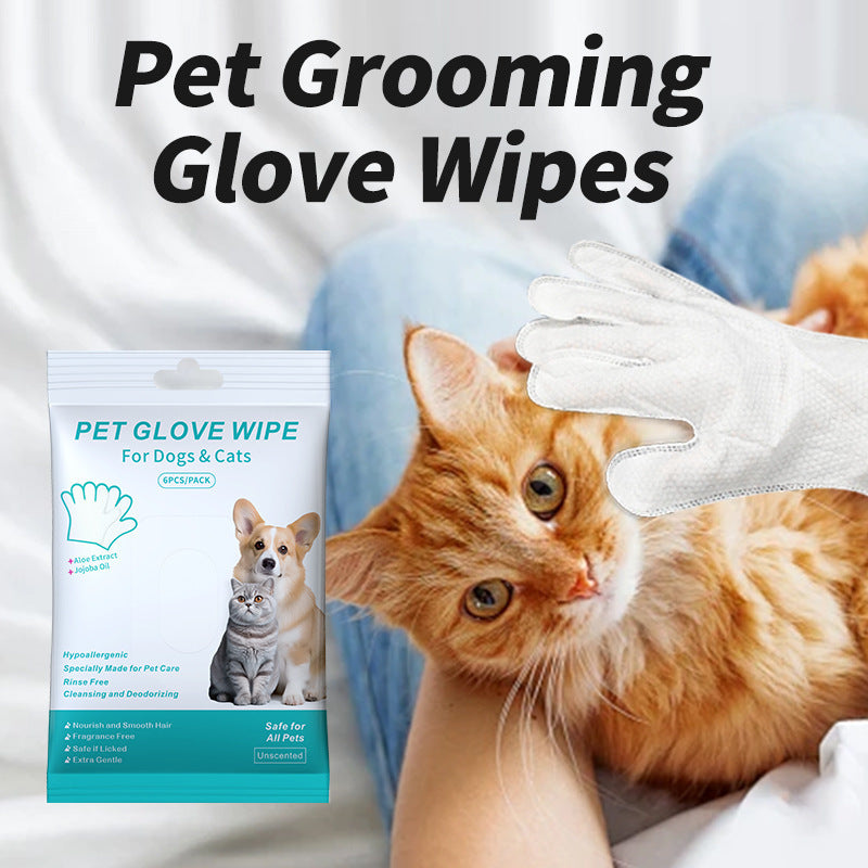 Pet Disposable Gloves Cat Dog Dry Cleaning Gloves Pet Products