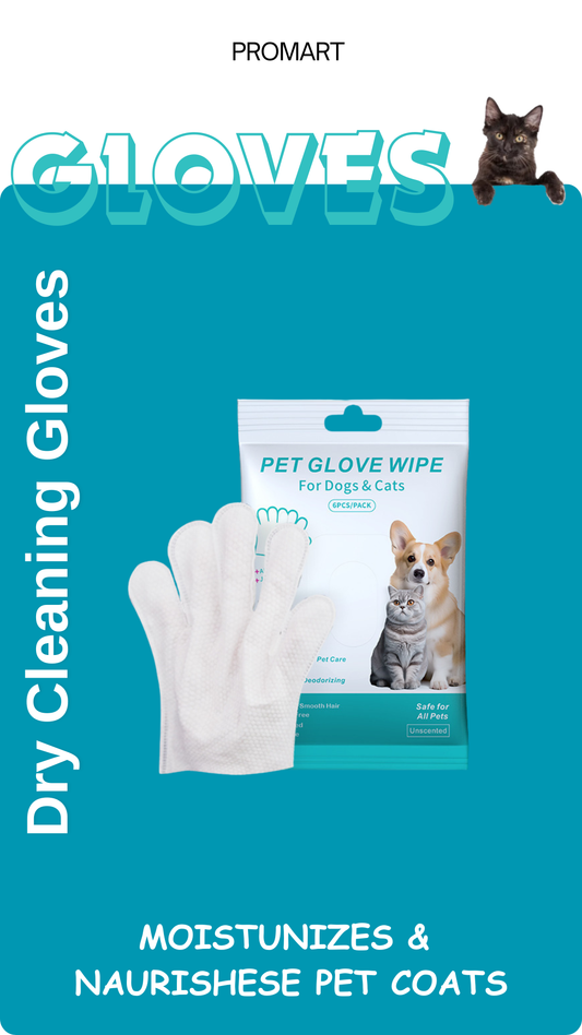Pet Disposable Gloves Cat Dog Dry Cleaning Gloves Pet Products
