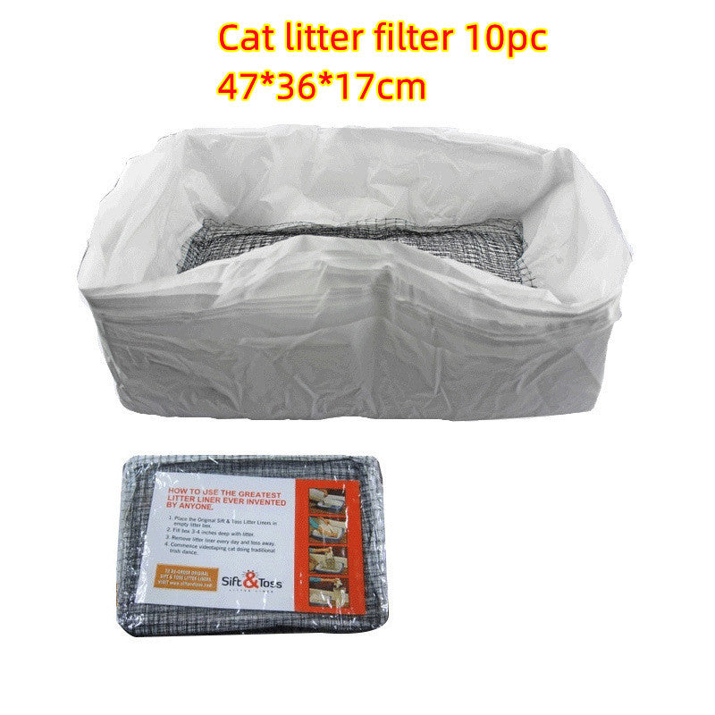 Plastic Cat Litter Bag Litter Filter Black Garbage Bags Pet Products