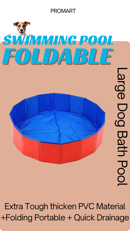 Pet Pool Dog Swimming Pool Foldable Large Dog Bath Supplies