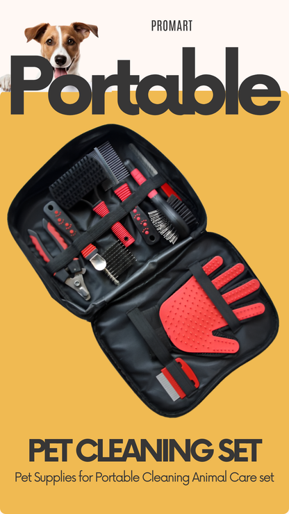 Pet Supplies for Portable Cleaning Animal Care set