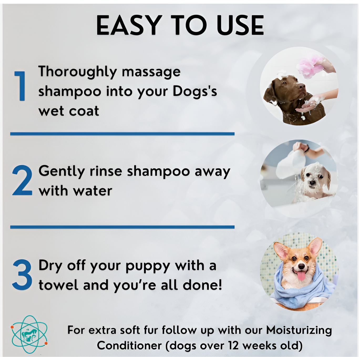 Pet Shampoo 473ml Five-in-one Soft And Clean Cats And Dogs Pet Shower Gel Shampoo