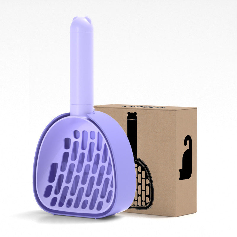 Cat Litter Scoop Plastic Cats Poop Scoop With Base Pets Cleaning Tool Cat Toilet Products Durable Litter Box Cleaner Shovel Pet Products