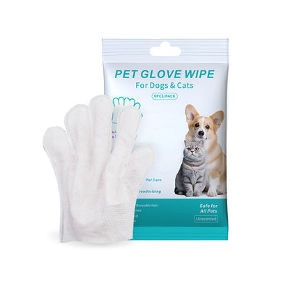 Pet Disposable Gloves Cat Dog Dry Cleaning Gloves Pet Products