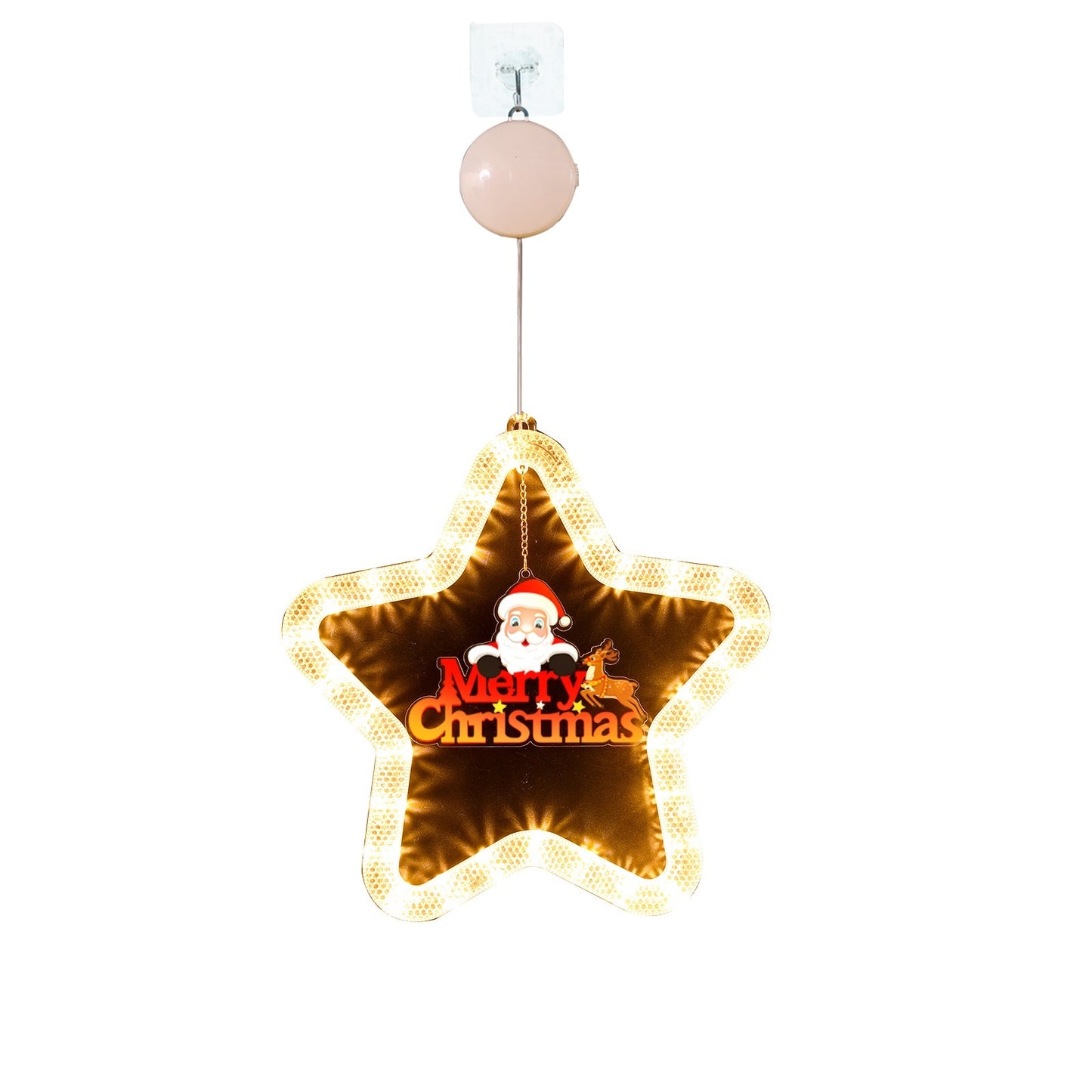 Christmas Atmosphere Decoration Star Pendent LED Light