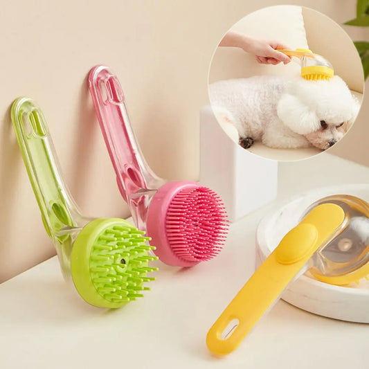 Pet Bath Cleaning Brushes Long Handle Shower Brush Pet Supplies Pet Grooming Comb