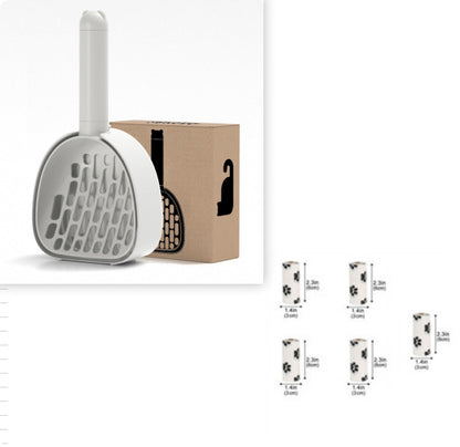 Cat Litter Scoop Plastic Cats Poop Scoop With Base Pets Cleaning Tool Cat Toilet Products Durable Litter Box Cleaner Shovel Pet Products