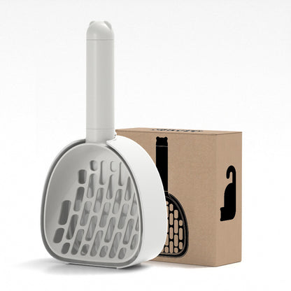 Cat Litter Scoop Plastic Cats Poop Scoop With Base Pets Cleaning Tool Cat Toilet Products Durable Litter Box Cleaner Shovel Pet Products