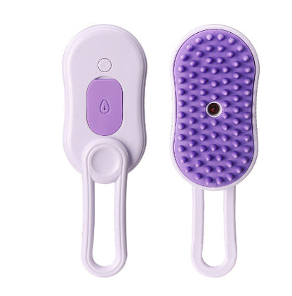 Steam Brush Steamy Dog 3 In 1 Electric Spray Cat Hair Brush For Massage Pet Grooming Comb Hair Removal Combs