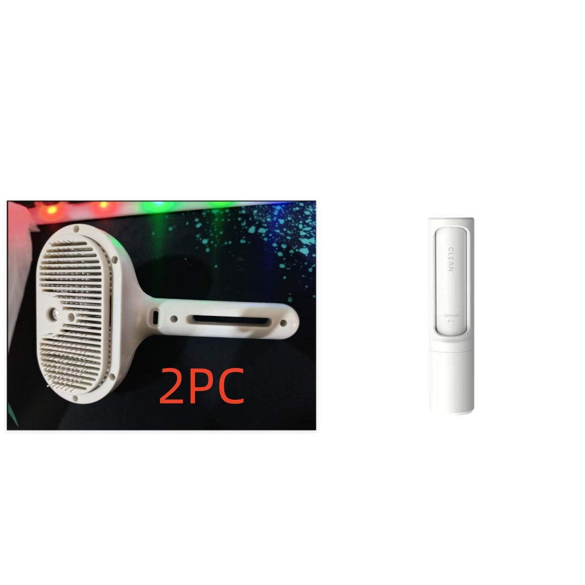 Pet Comb Self Cleaning Pets Hair Remover Brush For Dogs Grooming Tools Demitting Comb Built-in Mist Humidifier Pet Products