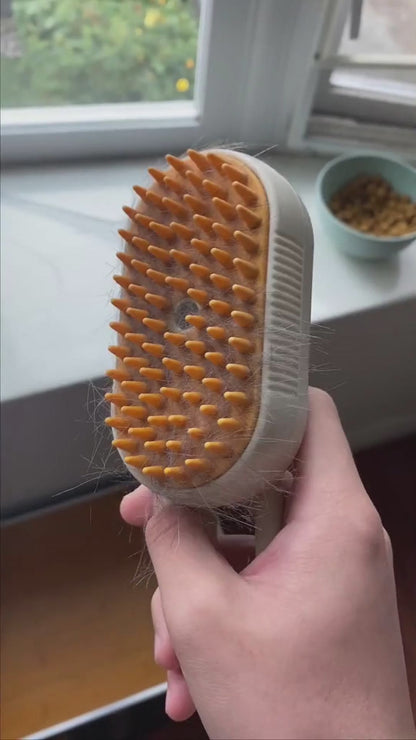 Steam Brush Steamy Dog 3 In 1 Electric Spray Cat Hair Brush For Massage Pet Grooming Comb Hair Removal Combs